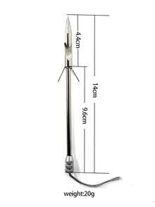 1 Set Outdoor Fishing Tools, 5pcs Stainless Steel Fishing Floats + 1pc Accessory Ring, Slingshot Accessories Suit For Outdoor Shooting Entertainment And Hunting Games, Perfect Gift For Slingshot Enthusiasts