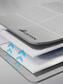 1 件可折叠瑜伽垫、防滑加厚健身垫、家用静音加厚运动垫、加厚加宽午睡垫、便携式防滑健身瑜伽垫（适合家庭和户外）、学生防滑户外午睡垫