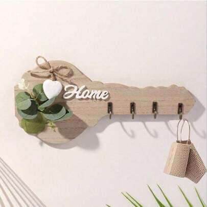 1 件时尚简约家居墙壁钥匙扣、衣架、生日礼物、派对装饰