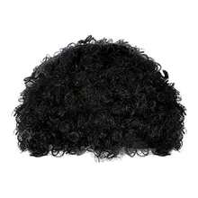 6 件女士 70 年代迪斯科服装配饰套装 - 包括 70 年代迪斯科黑色卷发合成发、镶钻时尚眼镜、闪光围巾、闪光头带、流苏耳环和戒指 - 非常适合复古派对、狂欢节、复活节和主题活动、迪斯科服装配饰万圣节