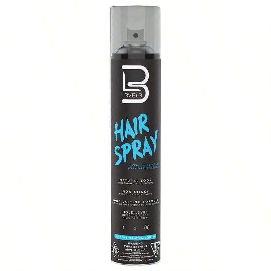 L3 Level 3 Hair Spray - Long Lasting And Strong Hold - Great For Men And Women - Level Three - Suitable For All Hair Types - 13.52 Fl Oz (Pack Of 2) - View 1