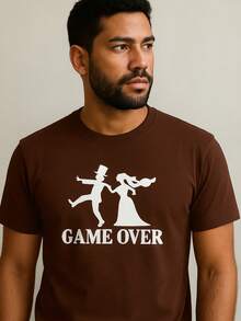 Camiseta 100% Algodão ORIGINAL FRAN FASHION Camisa Linha Premium - Marrom - Visão 1