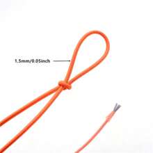 5yards/Lot 1.5mm Strong Round Elastic Ribbon Sewing Elastic Band Fiat Rubber Band For Waist Band Stretch Rope DIY Mask Lanyard