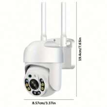 1 pieza/2 piezas Cámara de seguridad de alta definición 1080P, Cámara domo, Conexión inalámbrica WiFi, Cámara de vigilancia interior/exterior de 2,4GHz, Monitor de seguridad exterior de alta definición 2K, Monitoreo panorámico de 360°, Visión nocturna a color, Audio bidireccional, Alimentada por USB