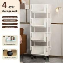 5-Layer Rolling Storage Cart, Mobile Storage Box With Wheels, Bedside Cart, Utility Cart, Book Cart, Rolling Cart, Stroller Storage Box, Storage Cabinet, Kitchen Storage Box, Diaper Cart, Bathroom Storage Box, Bedside Cart