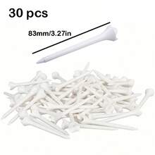 30/50 件专业耐用塑料高尔夫球座，低摩擦阻力，可重复使用配件，适合高尔夫球爱好者的礼物