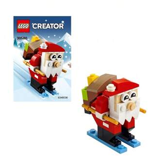  Lego 30580 Santa Claus Boys And Girls Educational Building Blocks Kidsren's Toys Children's Day Gift