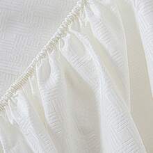 1 husă de protecție pentru saltea, prietenoasă cu pielea, cu design în carouri în relief, cu buzunar adânc, pentru utilizare în toate anotimpurile, moale și respirabilă, lavabilă la mașină, potrivită pentru dormitor, hotel, cadou pentru casă de vacanță