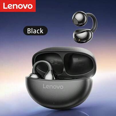  Lenovo-TA410 คือหูฟังแบบหนีบหูสำหรับเล่นกีฬาที่ใช้เทคโนโลยี Air-Bone Conduction รุ่นใหม่ที่มีอายุการใช้งานแบตเตอรี่ที่ยาวนานและคุณภาพเสียงที่สูง