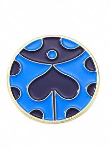 1pc-Blue Ladybug Brooch,Jo Jo's Anime Jo Jo's Magical Adventure Joruno' Brooch,Insect Pin,Inspiration Badge Insect,Gift