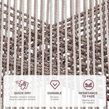 Counter Height Bar Stools Set Of 2, 24.8" H Rattan Bar Stools, Home Back Dining Chair, Modern Patio Bar Stools With Backrest And Arm, Comfortable Simple And Beautiful Counter Chair - 木紋色 - 查看 5