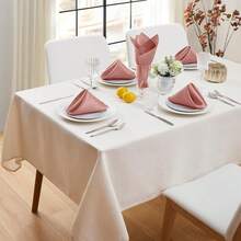 25pcs Satin Finish Rose Pink Napkins, 17" X 17", Silky Dinner Napkins For Weddings, Banquets, Birthday Parties, Restaurants, Hotels, Daily Decoration