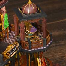 Edinhurgh Architecture Building Block Model, DIY Miniature Kit, Handmade Wooden Craft, Decor For Bedroom, Adults & Teens Christmas Birthday Gift - Multicolor - View 6