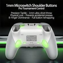 GAMESIR G7 Pro Elite Controller: Ready To Connect To All Platforms Without Adjustment Professional-Grade Hall-Effect Joystick + Double-Cut Trigger Anti-Drift And Durable Compatible With PC/Xbox/Android/TV White - White - View 4