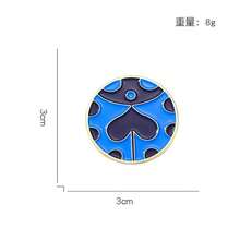 1pc-Blue Ladybug Brooch,Jo Jo's Anime Jo Jo's Magical Adventure Joruno' Brooch,Insect Pin,Inspiration Badge Insect,Gift