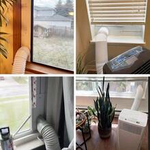 Portable Air Conditioner Window Slide Kit Plate Parts Exhaust Adaptor Hose Duct - 3PCS - View 7