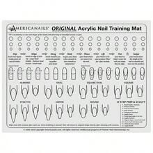 Acrylic Nail Training Mat Silicone Trainer Sheet For Application Practice Flexible Roll Up Pad Template For Acrylic Fingernails Learn How To Apply Acrylic Nails - 亞克力指甲訓練墊 - 查看 5
