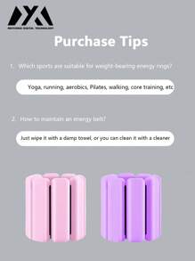 MEIYIXING MEIYIXING 1 par de brazaletes y tobilleras deportivos de moda y con resistencia, 2 libras por par (925 gramos, gimnasio)