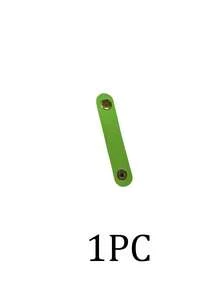 1/4 szt. Dostosowywalny skórzany kabel danych PU, skórzany pasek organizera kabla słuchawkowego, skórzany opaska na przewód zasilający, skórzana etykieta z niestandardowym logo, do codziennego użytku - Wielokolorowe - Zobacz 8