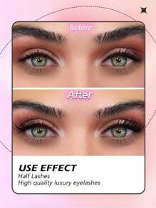 10 paia di ciglia finte semi-naturali e voluminose - ciglia finte lunghe e corte raccolte a forma di occhio di gatto per uno sguardo audace e bello, ciglia finte, ciglia, ciglia finte