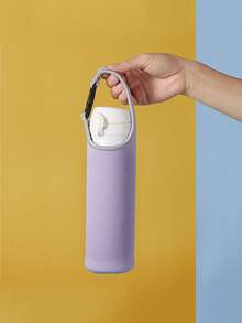 1pc Customized Name Text Insulated Neoprene Water Bottle Carrier With Adjustable Shoulder Strap And Cup Cover Sleeve - Fits 12oz To 40oz Stainless Steel, Glass, And Plastic Bottles - K,Colorful,Cute,Adorable,Contracted,Funny,Kawaii,Y2K,Minimalist,Commuting,Business Casual,Basics,Custom,Personalized,Unique,Customized - Multicolor - View 6