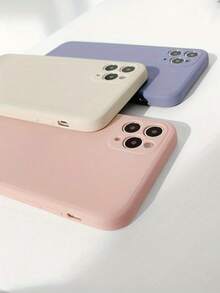 3 件简约多巴胺设计哑光磨砂手机壳，白色、粉色、薰衣草灰色，适用于 /Galaxy/Redmi/Oppo/Vivo/Moto/Honor 防水防震防摔防刮 - 彩色 - 查看 7