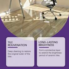 Limpiador de suelos de baldosas Jue-Fish, mantenimiento, pulido de suelos de piedra, desengrasante, limpiador de manchas, 100 ml - Multicolor - Ver 4