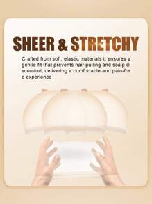 High Definition Wig Cap, Ultra-Thin Knitted Hat, Unisex, High Elasticity Quick Knitting Cap, Lightweight Breathable Knitted Wig Cap, Suitable For All Hair Types