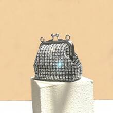 Dancing Engine حقيبة مسائية فاخرة مصممة مرصعة بالراين ستون، حقيبة يد مصنوعة يدويًا، حقيبة سهرة، حقيبة حفلات، حقيبة كتف صينية