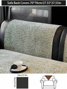 1 件四季沙发垫套，现代简约防滑沙发座垫，防尘可洗沙发套，清新绿色，柔软防褪色，宠物友好，适合 L 型沙发和 1/2/3/4 座沙发 - 綠色 - 查看 19