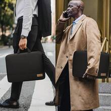 Laptop Sleeve Case, 15.6 17.3 14 13.3 12.3 Inch TSA Laptop Sleeve Computer Carrying Bag - 黑色 - 查看 7