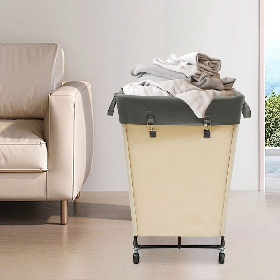 Rolling Laundry Cart Laundry Basket With Wheels Laundry Storage Basket