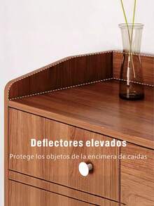 Zapatero de madera color nogal diseño minimalista organizador de zapatos armario almacenamiento grande para entrada dormitorio 2 tamaños 120cm y 105cm resistente práctico - Marrón - Ver 7