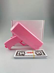 Money Spray Gun - Money Spray Gun - Reusable, Comes With Simulated Banknotes Perfect Party Prop For Weddings & Events! - Multicolor - View 7