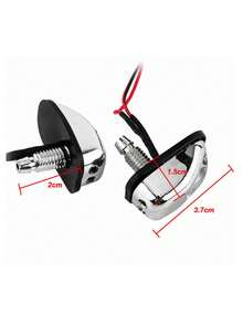 Water Jet Nozzle With Light For Universal Windshield Wiper Pair - RGB - View 2