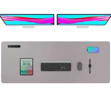 80 X 40 Cm Beige Extended Mouse Pad, Writing Pad, Office Desk Mat, Desktop Protector, Anti-Glare, Anti-Scratch, Waterproof PU Leather + Anti-Slip Velvet Surface, Multiple Sizes & Colors Available, Modern Home Decor Pad, Leather Desk & Coffee Table Pad, Laptop Protector, Washable & Reusable Extra Large Computer Mouse Pad, Easy To Clean Office & Study Supplies Gaming Mouse Pad