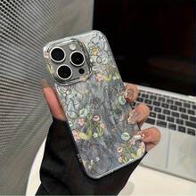 Funda para teléfono Teléfono estampado de 1 pieza, funda protectora para teléfono todo incluido, anticaídas y a prueba de golpes, accesorios de funda para teléfono de moda compatibles con la serie 11, 12, 13, 14, 15, 16 Pro Pro Plus - Colores mixtos 1 - Ver 1
