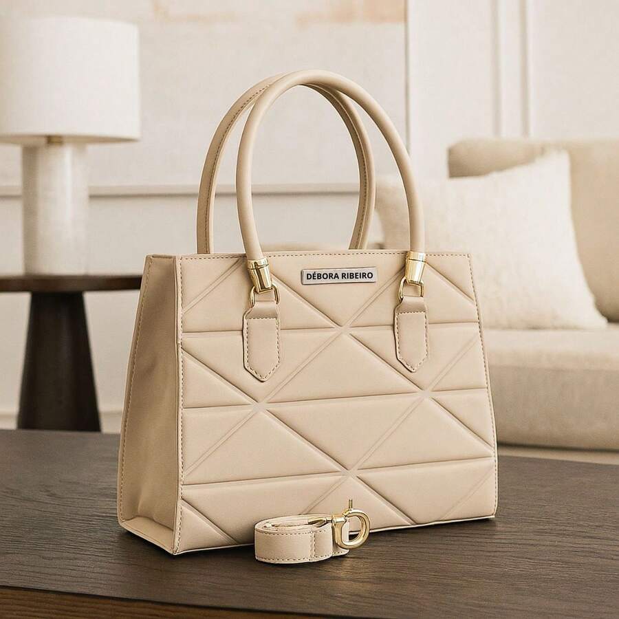 Women's Medium Shoulder And Crossbody Bag With Zipper Closure For College, Work And Everyday Life