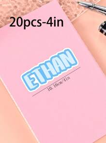 100/50/20/10/1 Pc Customized Name Personalized Stickers - Cartoon Font - Colorful And Variegated Personalized Laptop Stickers, Water Bottle Name Stickers - Suitable For Holiday Gifts, Daily Decorations, Notebook Stickers, Candy Baking Packaging Bag Decorations, School Supplies, Back To School, Multi-Functional, Ornamental, Reusable, Modern, Colorful, Cute, Vintage, Cartoon, Kawaii, Custom, Personalized, Unique, Customized, Workers, Clients, Students, For Business/Work/ Office, For School, Desert Fall Cozy