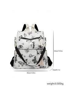 Solid Color Multi-Pocket Backpack For Women, Casual All-Match Middle High School College Students Campus Bookbag, Vacation Leisure Daypack For Outdoors Travel And Daily Use, Simple Business Commuting Work Computer Backpacks - Multicolor - View 9