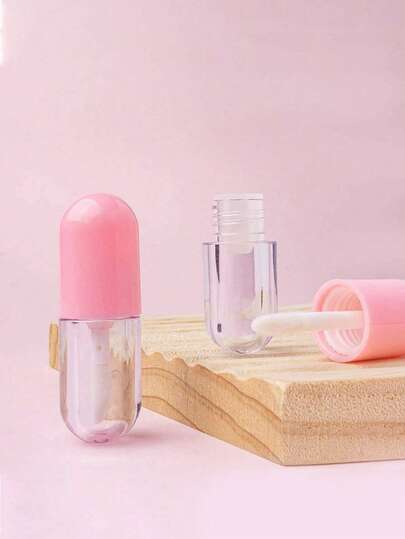 15支/10支/1支/5支 2毫升迷你唇彩管和口红瓶（可重复灌装），圆形迷你透明唇釉管，空唇釉管，塑料唇彩管，唇彩瓶包装，口红管，DIY唇彩旅行透明口红容器，女士化妆品配件，化妆，便宜，房间装饰，梳妆台，旅行，卧室，化妆配件，便宜，圣诞礼物，化妆，化妆工具，便宜货，礼物，女士礼物，圣诞礼物，赠品，旅行，便宜货，旅行必备