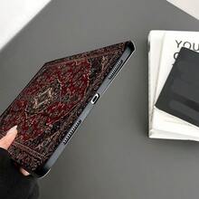 防震中东元素波斯地毯图案书本式平板电脑保护套，兼容 iPad 第十代、iPad Air (M2)、iPad Pro (M4)、iPad Air 4/5/6/iPad Pro 10.5/2022/2021/2024/12.9/iPad Mini 7/2019/iPad Air M3/iPad A16 2025，以及 Galaxy Tab S9 FE/S8 Plus/S7/S10，春季生日礼物之选。 - 彩色 - 查看 4