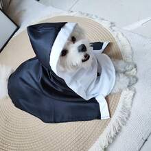 Pet Cosplay Costumes For Cats & Dogs, Summer Lightweight Breathable Funny Apparel, Photography Props, Suitable For Small/Medium Pets, Viral Online Halloween Halloween Costumes - Black and White - View 9