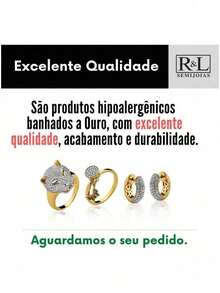 Colar Ponto De Luz Bijuteria Banhado A Ouro 18k Entrega 24h - Verde - Visão 4