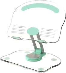 360° Rotation Tablet Desktop Stand, Suitable For Tablets And Cell Phones. - Clear - View 6