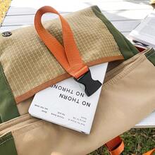 حقيبة كتف/حقيبة عبر الجسم مصنوعة من قماش النايلون المقاوم للماء، بتصميم بسيط وخفيف الوزن، حقيبة كانفاس ذات سعة كبيرة