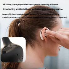 Shokz T920 Professional Bluetooth Headset, Physical Buttons, Active Noise Reduction, IP Waterproof And Dustproof, Long Battery Life, Dual Microphone Noise Reduction, Professional Sports Equipment, White