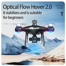 E55, Brushless, Drone, KY102, Equipped With Screen Remote Control, High-Definition Aerial Photography, Intelligent Obstacle Avoidance, Optical Flow Hovering, Quadcopter, Remote-Controlled Aircraft - Multicolor - View 6