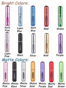 1/2/3/5/6 peças 5 ml frasco de perfume recarregável, vaporizador de perfume recarregável, frasco de spray de perfume de viagem, presente de dia dos namorados, mini frasco de perfume, mini recipiente portátil a vácuo para líquidos, mini recipiente portátil a vácuo para líquidos, frasco de spray, dispensador, pequeno frasco portátil, recipiente vazio para líquidos, itens essenciais de viagem, organizador de viagens de praia, férias de verão de volta às aulas. - Multicolorido - Ver 2