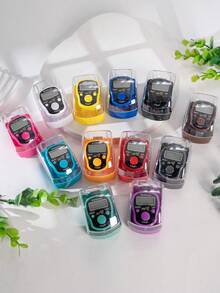 Boxed Handy Electronic Counter, LED Display Screen, Hundred Reminder Counter, Elegant Appearance Easy To Wear On Hand, Suitable For Prayer Counting, Exercise Counting, Knitting Counting, Etc. - Multicolor - View 3